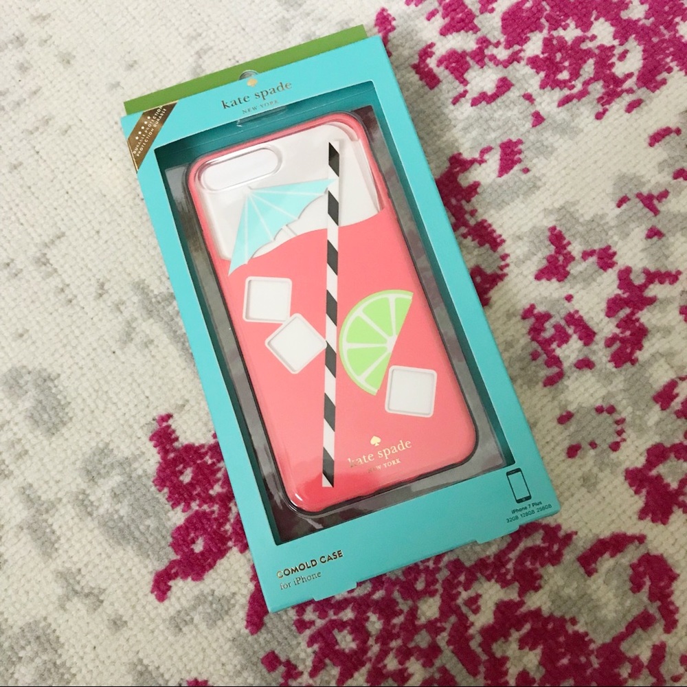 Kate spade cocktail iPhone 7plus case - Picture 2 of 3